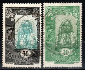 Somali Coast #94, 97 F-VF Used CV $2.80 (X510)