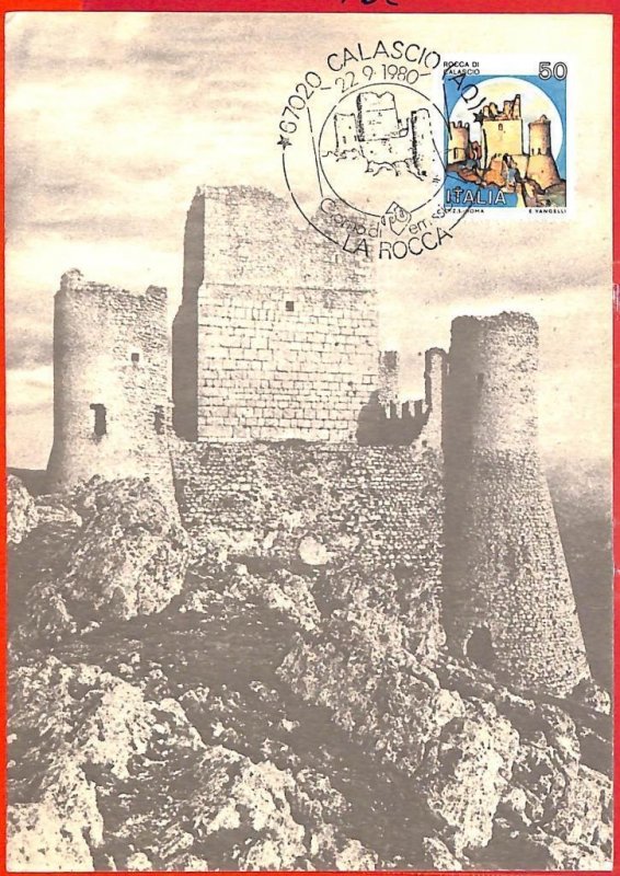 aa3271 - ITALY - POSTAL HISTORY - Maximum Card 1980 ARCHITECTURE Castle CASTELLI