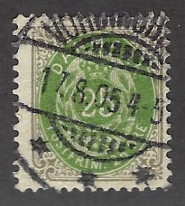 Denmark SC#50 Used F-VF SCV$19.50....Fill a Great Spot!