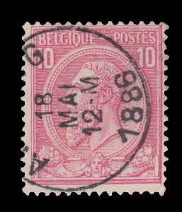 BELGIUM STAMP 1884 - 1885. SCOTT # 52. USED. ITEM 16