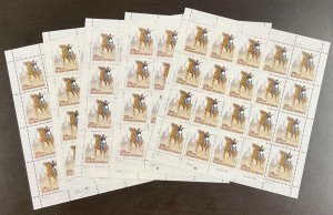 2818 Buffalo Soldiers,  Black History  Lot of 5 MNH 29 Sheets of 20 FV $29 1994