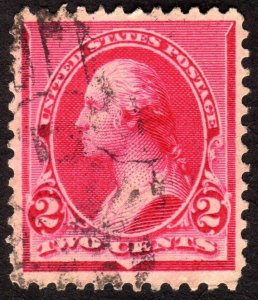 1890, US 2c, Washington, Used, well centered Sc 220