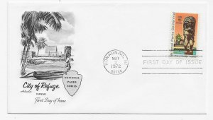 US C84 11c City of Refuge, Hawaii single on FDC Artmaster Cachet ECV $7.50