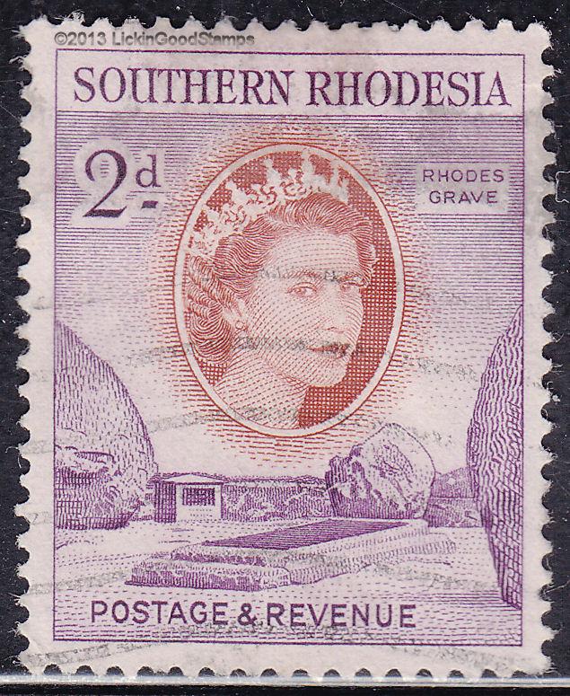 Southern Rhodesia 83 Cecil J. Rhodes' Grave 1953