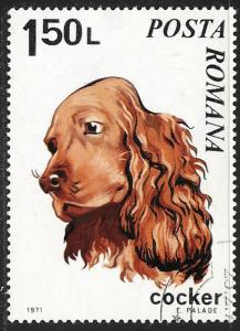 Romania #2231 1.50l Dogs - Cocker Spaniel CTO H