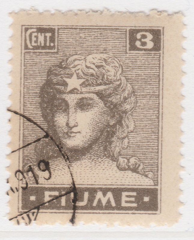 Fiume 1919 3c Very Fine Used Stamp A21P11F4960