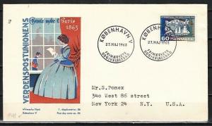 Denmark, Scott cat. 408. Postal Conference issue. First day cover. ^