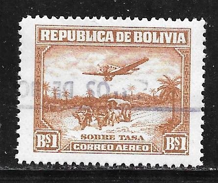 Bolivia C32: B1 Aircraft and Oxcart, used, F-VF