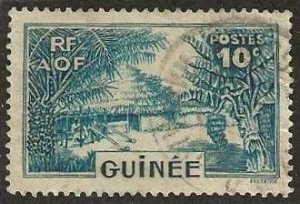 French Guinea 132 used  1938.  (F423)