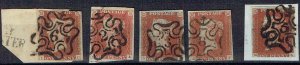 GREAT BRITAIN -  QUEEN VICTORIA 1841 Number in Maltese Cross cancels on - 44077