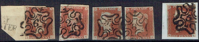 GREAT BRITAIN -  QUEEN VICTORIA 1841 Number in Maltese Cross cancels on - 44077