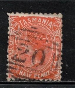 TASMANIA Scott # 71 Used - Queen Victoria CV $35