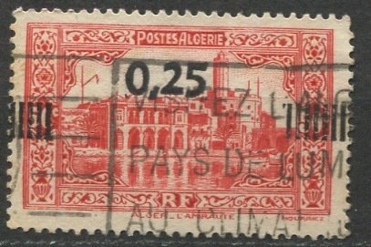 Algeria; 1938; Sc. # 122; O/Used Cpl. Set