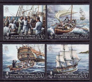 Pitcairn Is.-Sc#770-3- id12-unused NH set-Ships-2014-