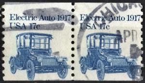 SC#1906 17¢ Electric Auto Coil Pair (1981) Used