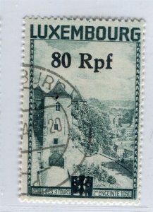 GERMANY; LUXEMBOURG OCCUPATION 1940s Charlotte surcharged fine used 80pf. value