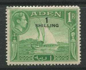 STAMP STATION PERTH Aden #43 KGVI Definitive Overprint Issue 1951 MLH CV$2.75.