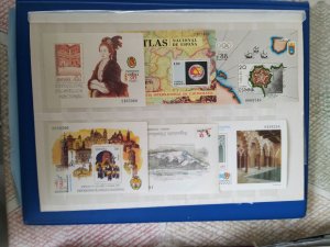 Spain 6 minisheets MNH