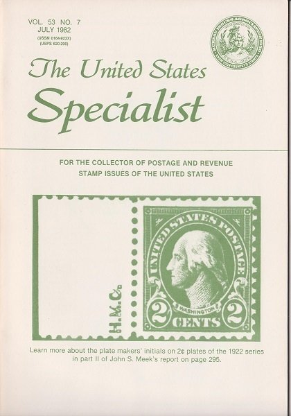 10 Different Volumes of The United States Specialist from 1982