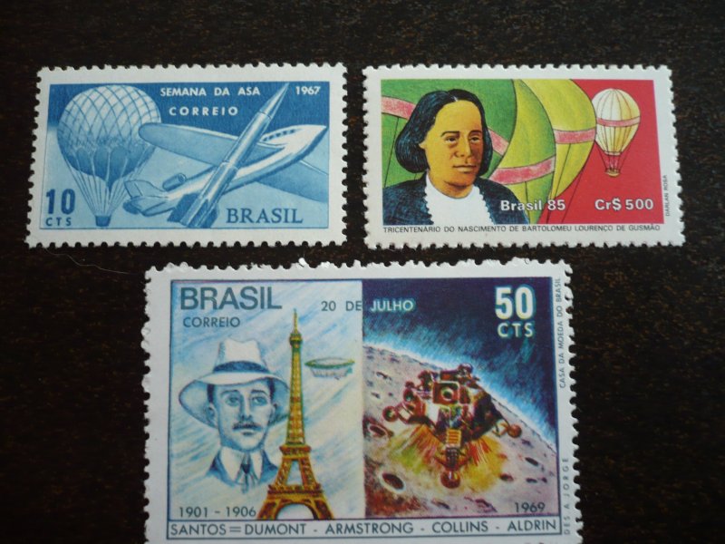 Brazil - Week of the Wing- Three stamps