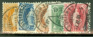 Switzerland 119-120, 123-4 used CV $111