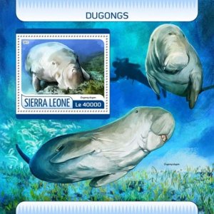 Sierra Leone - 2017 Dugongs - Stamp Souvenir Sheet - SRL17609b