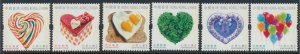 Hong Kong Sc# 1704-1709  SG 1934-1939 MNH Hearts Greetings see details scans