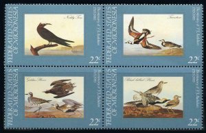 1985 Micronesia 40-43VB Birds 4,50 €