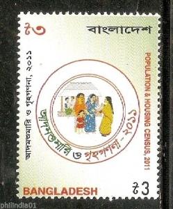 Bangladesh 2011 Population & Housing Census 1v MNH # 1775