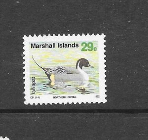 BIRDS - MARSHALL  ISLANDS #356 NORTHERN PINTAIL MNH