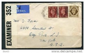 Great Britain 1941 Cover sent to USA Censored