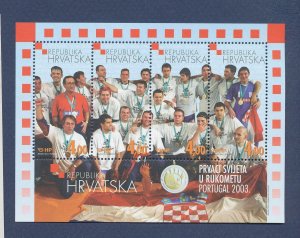 CROATIA - Scott 514 - MNH S/S - handball, sports - 2003 ---c