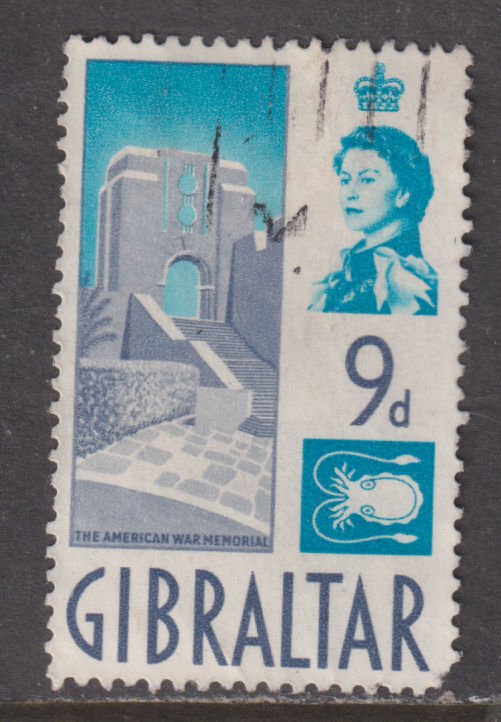 Gibraltar 155 American War Memorial 1960