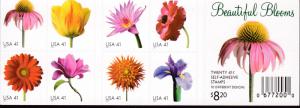 United States 2007 Beautiful Blooms Stamp Booklet VF/NH