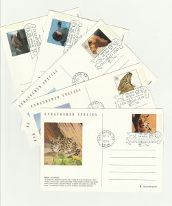 Scott# UX264-278 Fleetwood FDC Picture Postal Cards