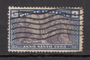 J42173 JL Stamps 1924 italy used #b24 pope