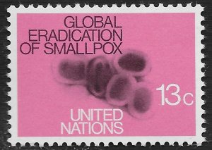 UN NY #294 13c Global Eradication - Smallpox Virus ~ MNH