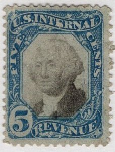 Scott R107 George Washington, Revenue Stamp - Used