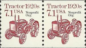 # 2127a MINT NEVER HINGED PRE-CANS. TRACTOR