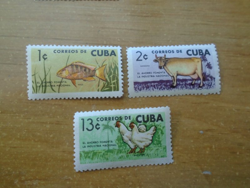 Cuba  #  838-40  MNH