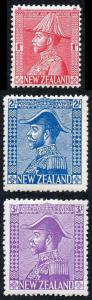 New Zealand SG468/70 1926 Admiral set of 3 (1d tone spot) M/Mint