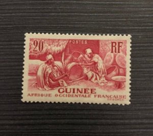 Stamp French Guinea Scott #134 H