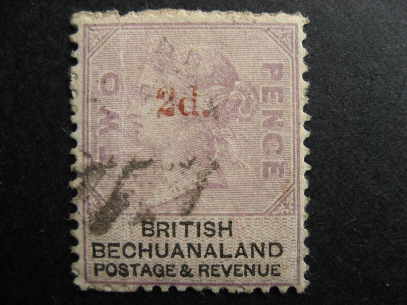 Bechuanaland Sc 25a used with crease, faults, see, expand the pictures