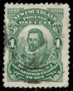 Newfoundland #87 King James I; Used