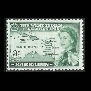 Barbados Scott # 248 MH
