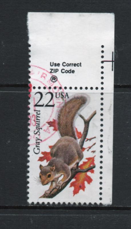 Scott # 2295   used  Gray Squirrel