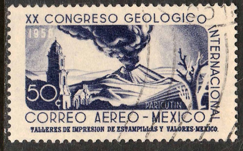 MEXICO C235, 25¢ Interamerican GEOLOGICAL Cong. Used. F-VF. (1104)