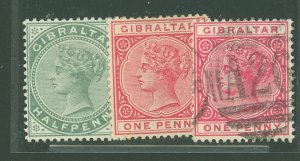 Gibraltar #9-11 Unused Multiple