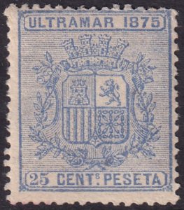 Cuba 1875 Sc 64 MH*