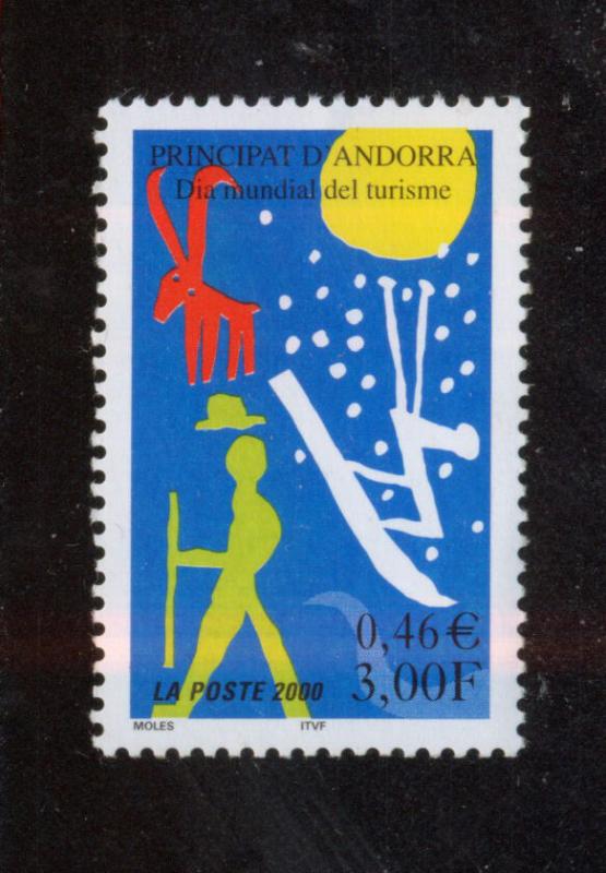 ANDORRA FRENCH 2000 MNH SC.526 Tourism Day